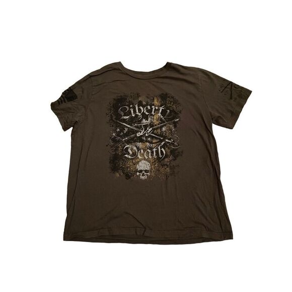 Grunt Style GIVE ME LIBERTY OR DEATH T-Shirt - Picture 1 of 5